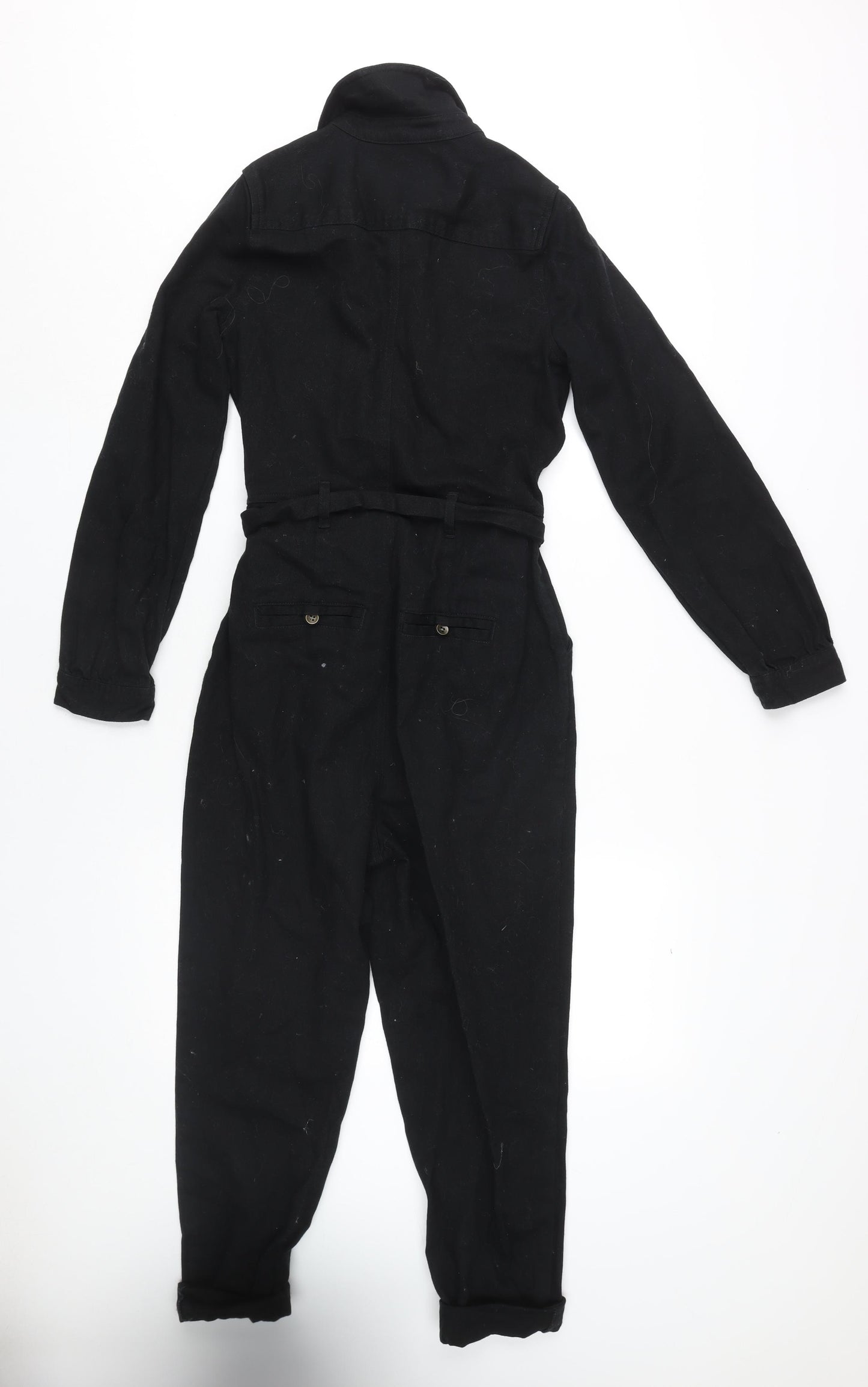 John Lewis Women's Black XS Collared Jumpsuit