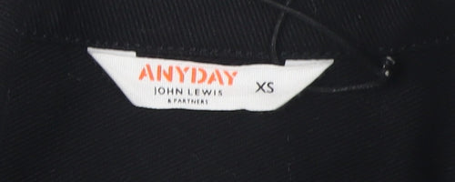John Lewis Women's Black XS Collared Jumpsuit