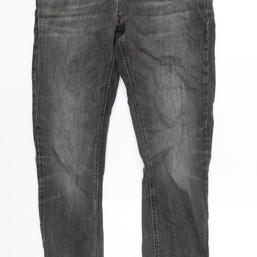 River Island Men's Black Skinny Jeans UK 30R