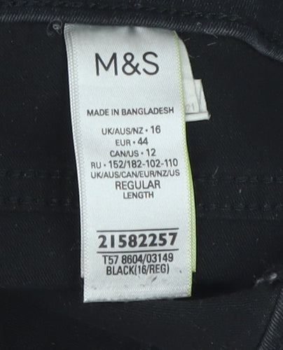 Marks and Spencer Black Skinny Jeans, Women, Size 16