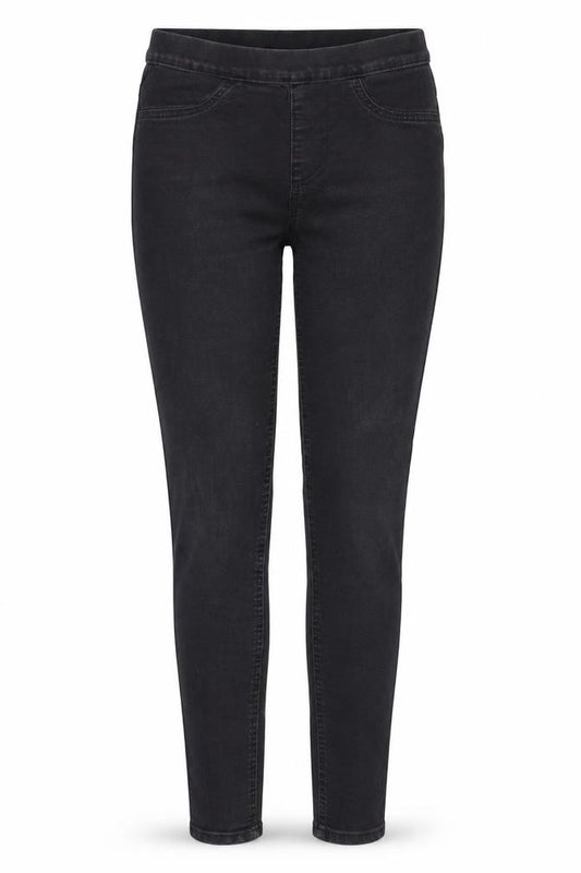 Front view of Marks & Spencer Women's Black, size 8, Jegging