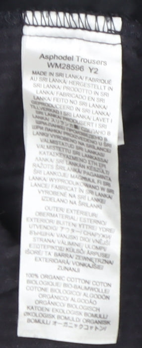 Seasalt Cornwall Women's Black Wide-Leg Trousers Size 8