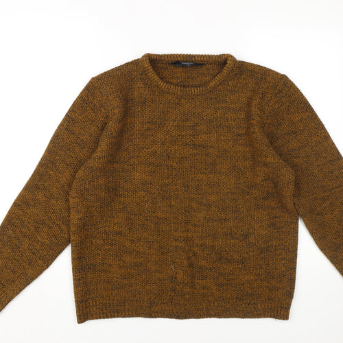 Kensington Eastside Men's Brown Knit Pullover Jumper M