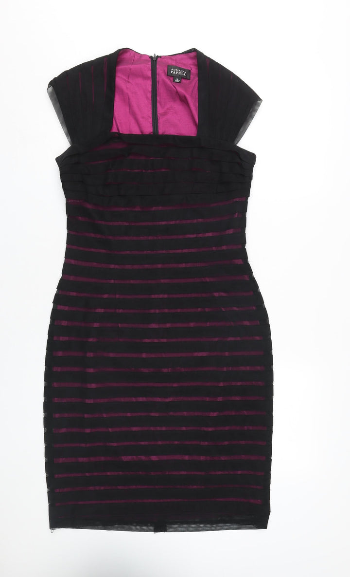 Adrianna Papell Women's Multicoloured Sheath Dress Size 10