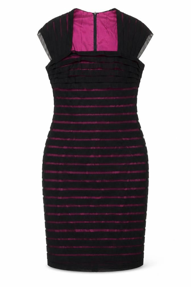 Adrianna Papell Women's Multicoloured Sheath Dress Size 10