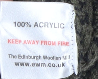 PG Field Men's Green Waffle-Knit Pullover Jumper L