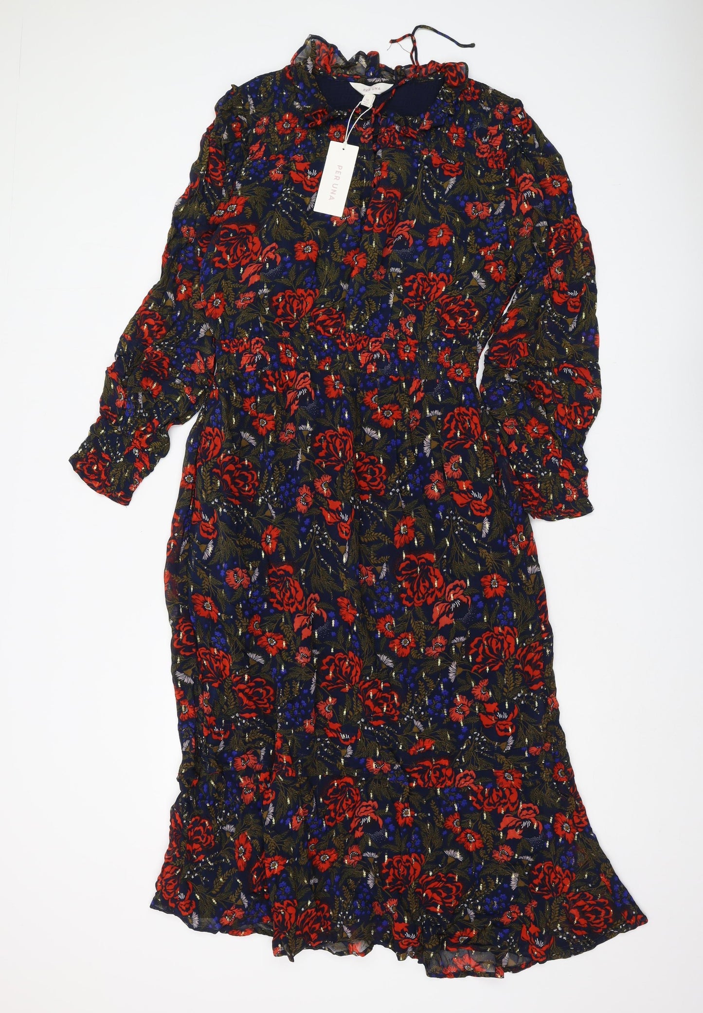 Marks and Spencer Floral Women's Multicoloured Dress Size 10