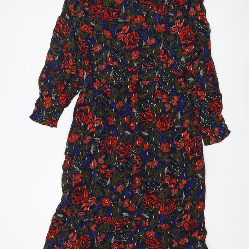 Marks and Spencer Floral Women's Multicoloured Dress Size 10