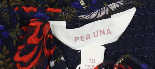 Marks and Spencer Floral Women's Multicoloured Dress Size 10