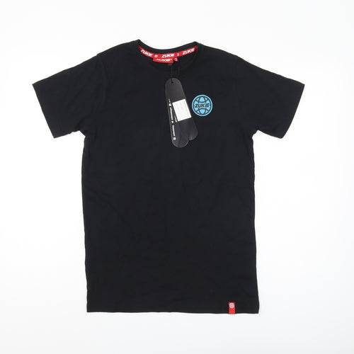 Zukie Men's XL Black Graphic Logo T-Shirt