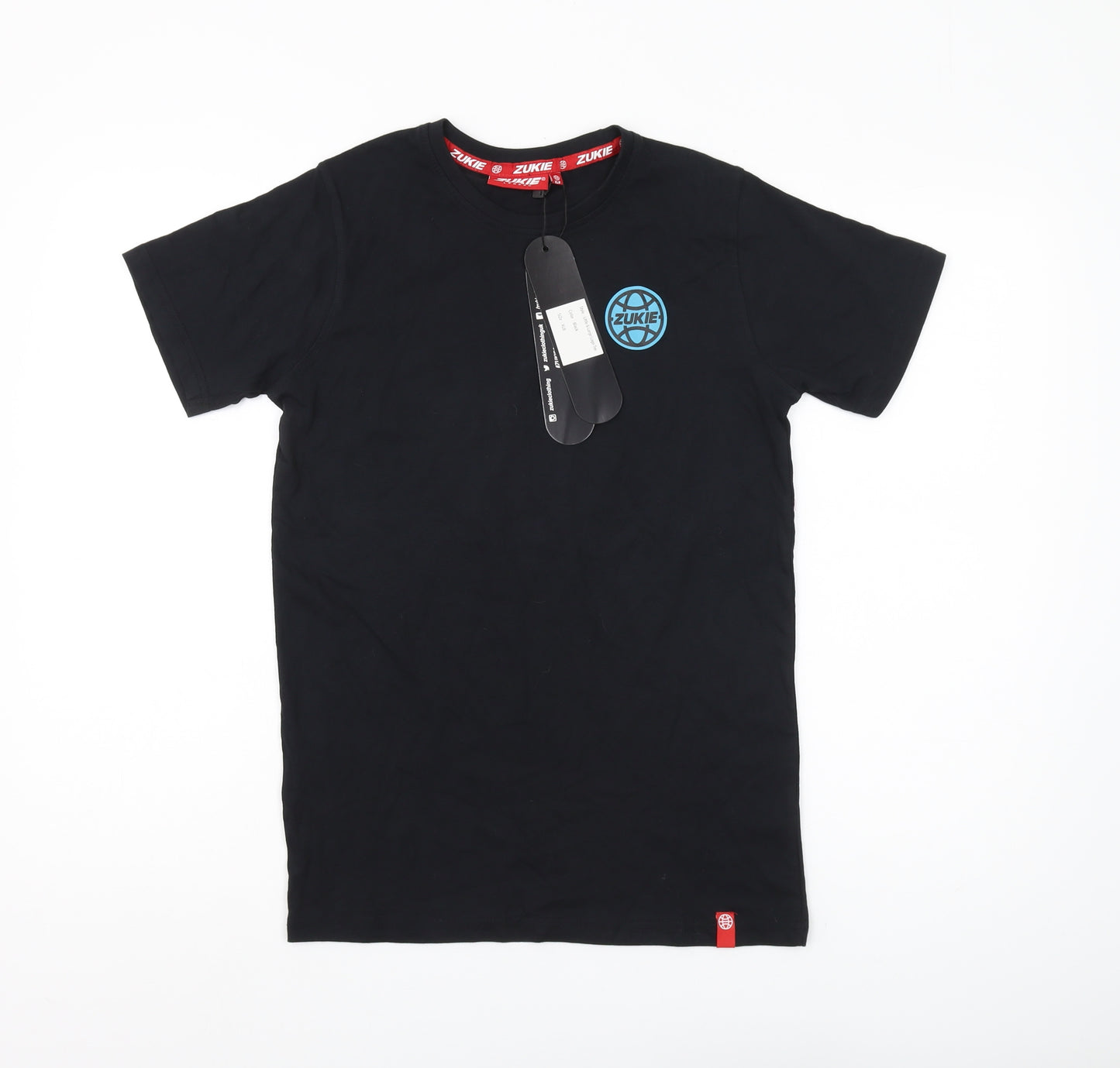 Zukie Men's XL Black Graphic Logo T-Shirt