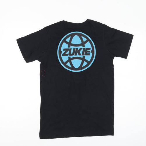 Zukie Men's XL Black Graphic Logo T-Shirt