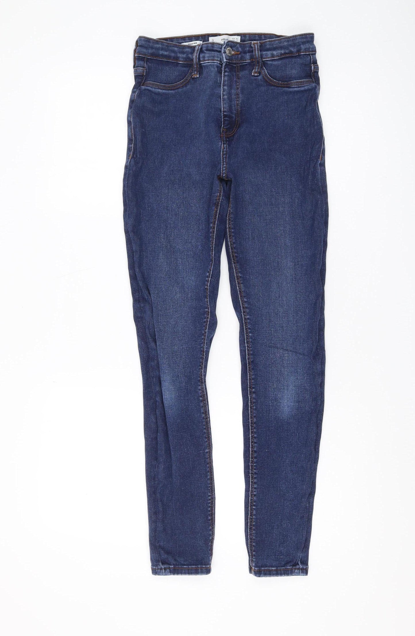 MNG Women's Blue Skinny Jeans Size 10