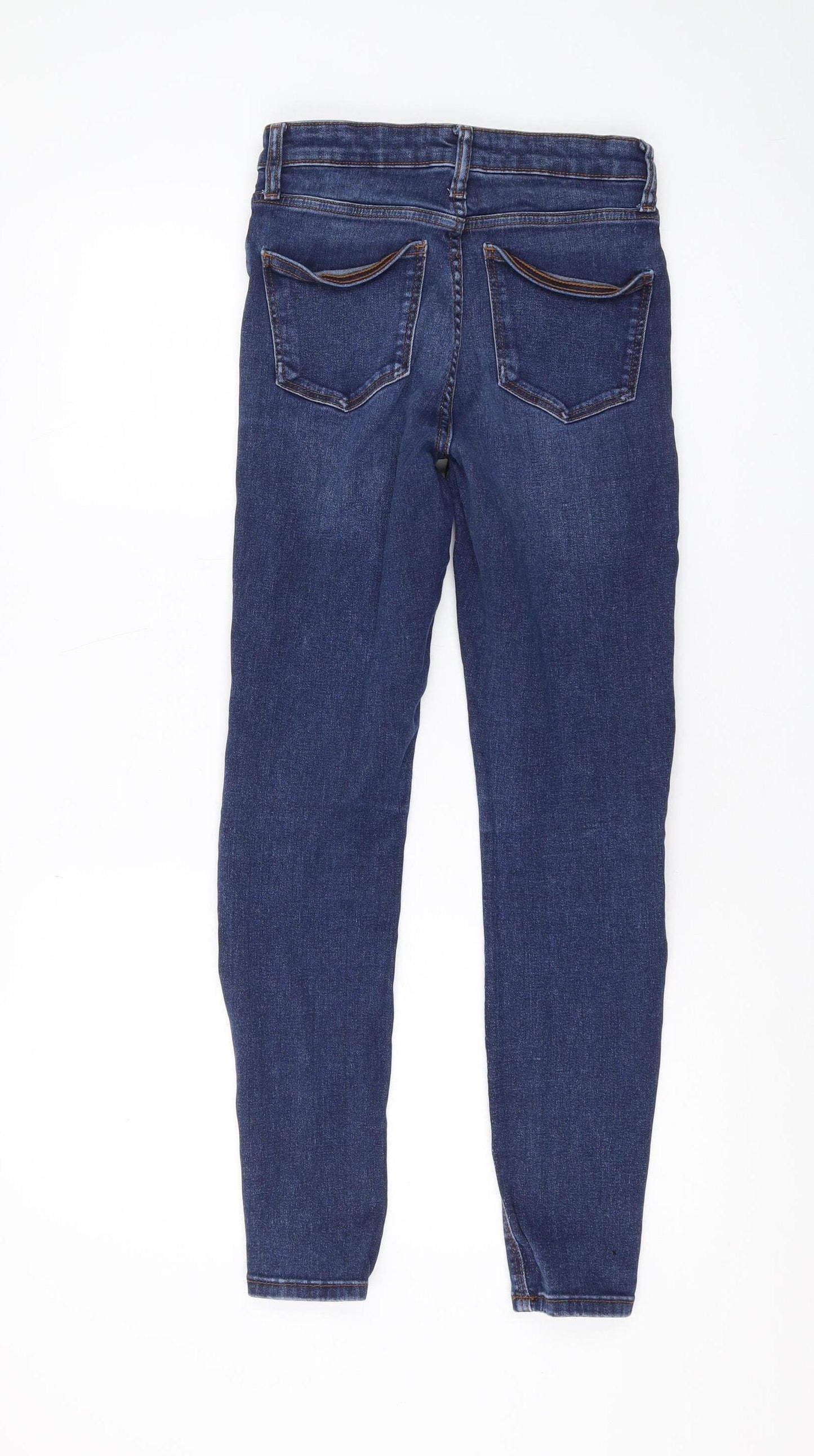 MNG Women's Blue Skinny Jeans Size 10