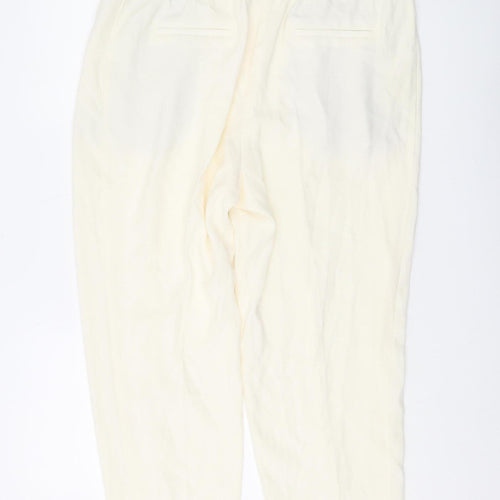 Marks and Spencer Women Ivory Jogger Trousers Size 18