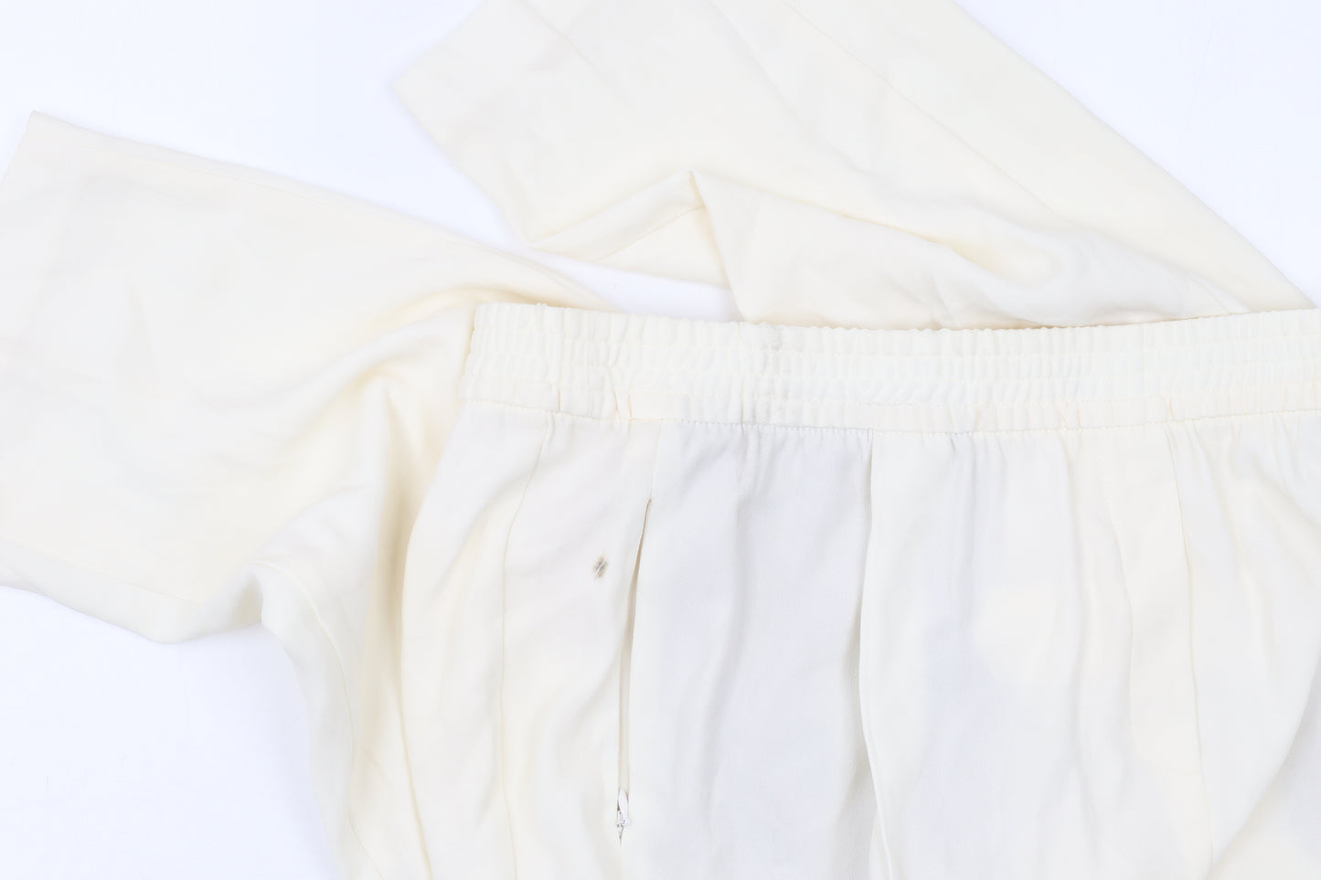 Marks and Spencer Women Ivory Jogger Trousers Size 18