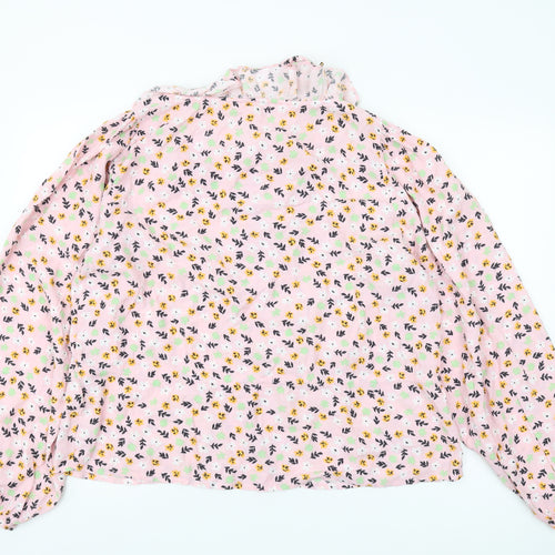 Oliver Bonas Women's Floral Blouse UK 14 Multicoloured