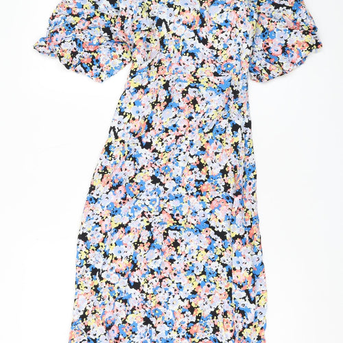 Marks and Spencer Women's Floral Midi Dress Size 6