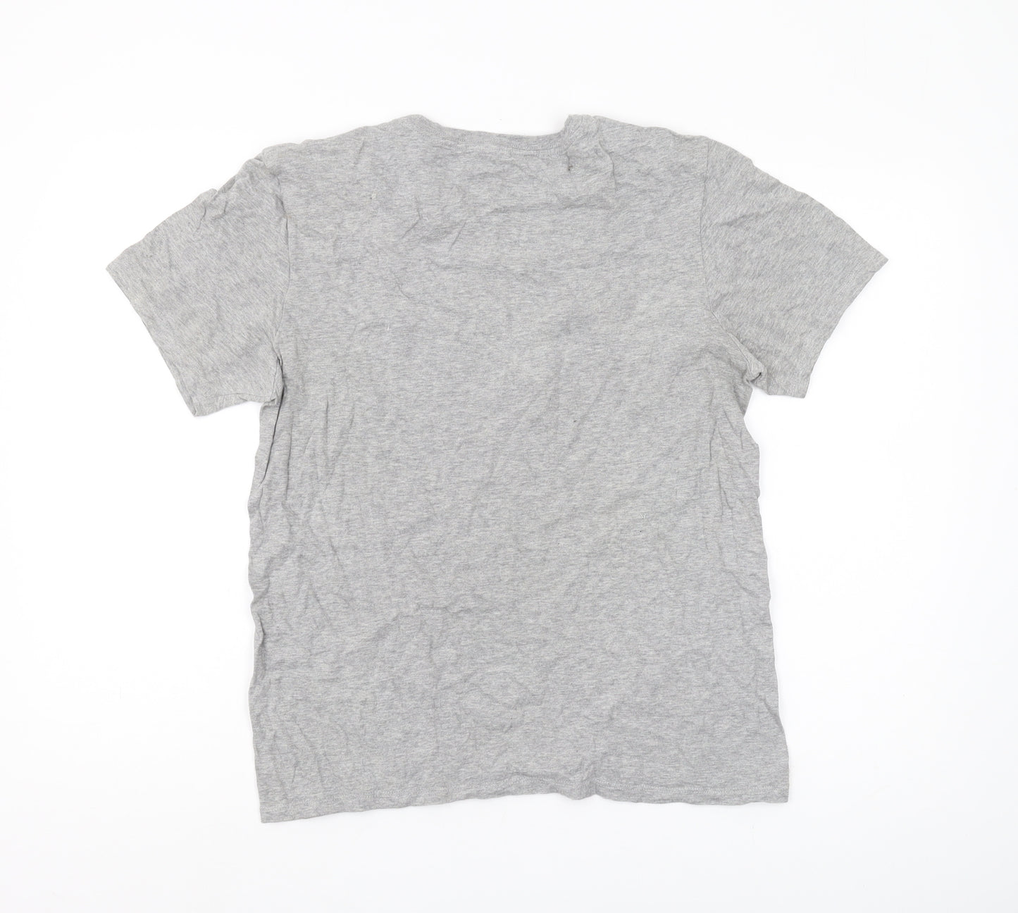 Nike Men's Grey Graphic T-Shirt, Medium, Athletic Fit