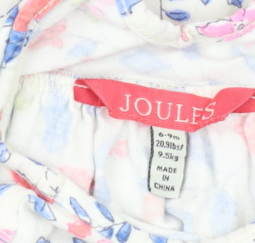 Joules Baby Romper, Unisex, Multicoloured, 6-9 Months