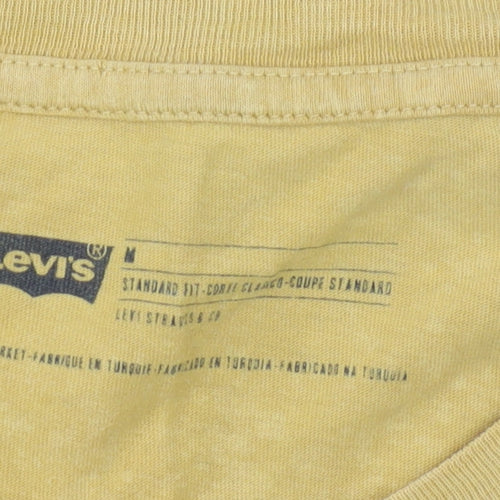 Levi's Men's Yellow Graphic Print T-Shirt M
