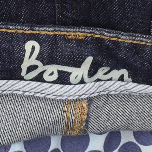 Boden Women's Blue Denim Skirt Size 14 Knee-Length Casual