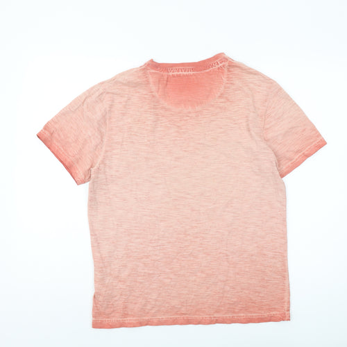 St George by Duffer Men's Orange Surf T-Shirt, Small
