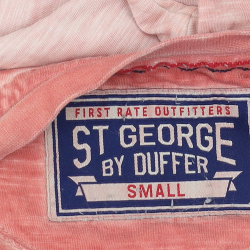 St George by Duffer Men's Orange Surf T-Shirt, Small