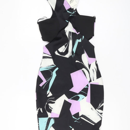 Miss Selfridge Women's Multicoloured Bodycon Dress Size 4