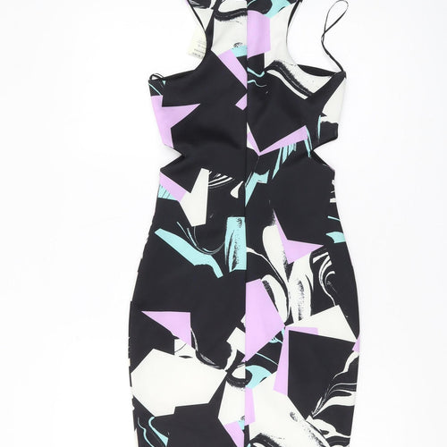 Miss Selfridge Women's Multicoloured Bodycon Dress Size 4