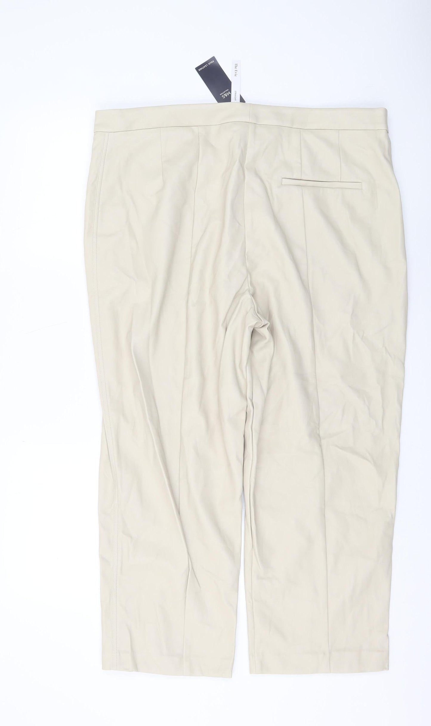 Marks and Spencer Women's Beige Trousers Size 20
