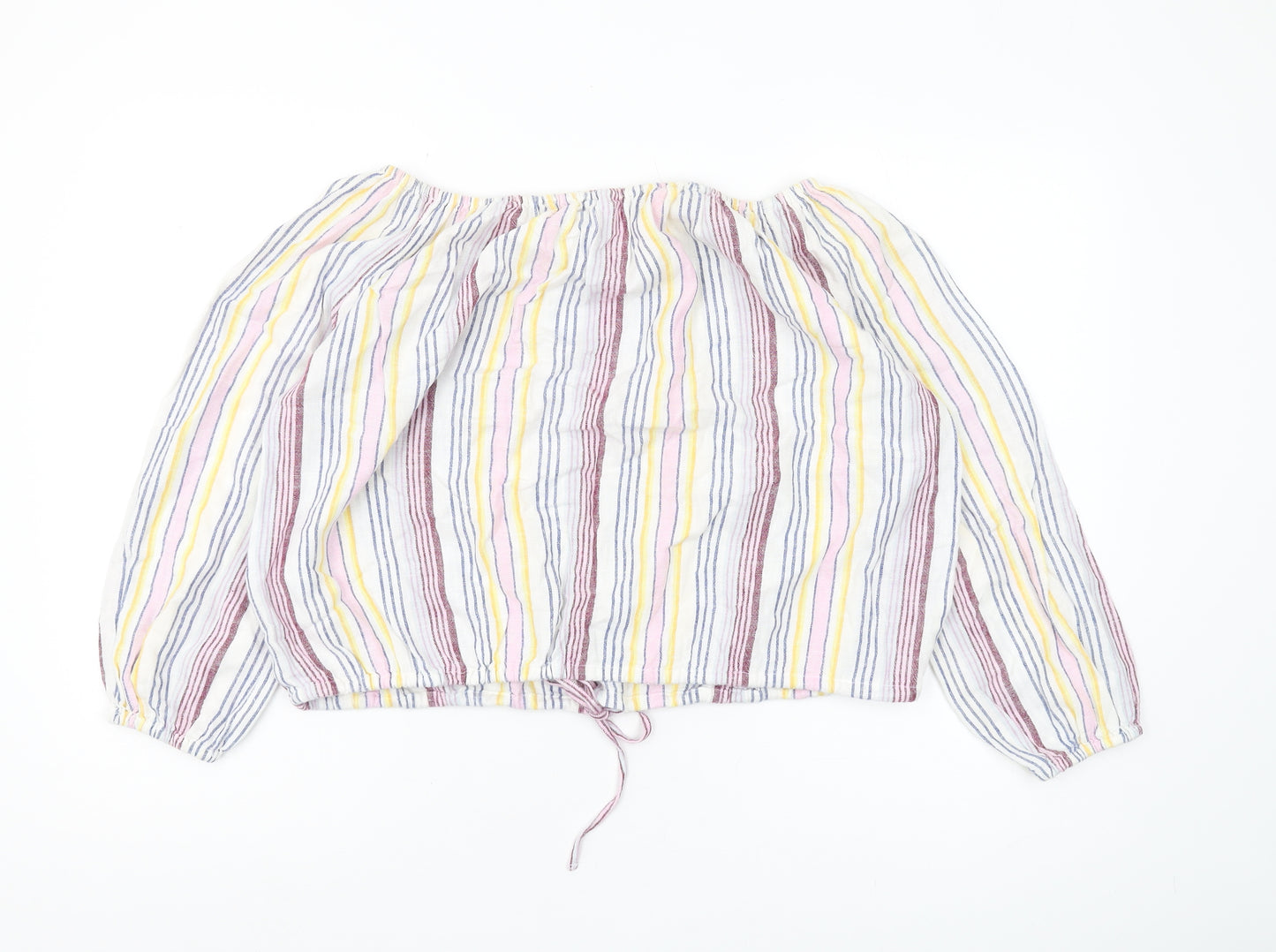 GAP Women's XS Multicoloured Striped Blouse