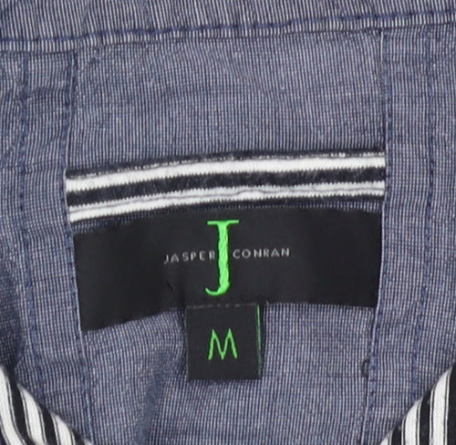 Jasper Conran Men's M Black Striped Polo Shirt