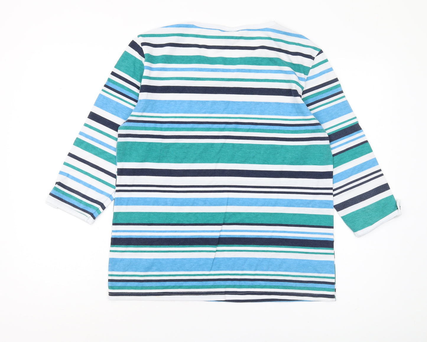 Anne de Lançay Women's Multicoloured Striped T-Shirt M