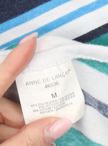 Anne de Lançay Women's Multicoloured Striped T-Shirt M