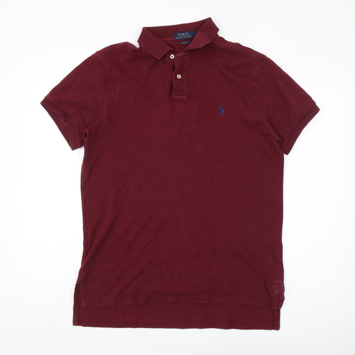 Ralph Lauren Men's Red Polo, L, Classic Fit