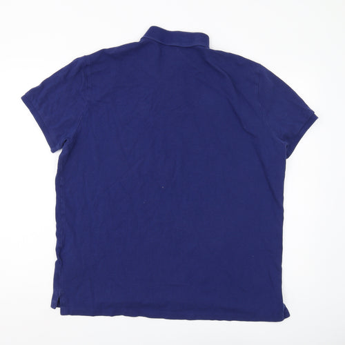 Ralph Lauren Men's Blue Slim Fit Polo Shirt XL