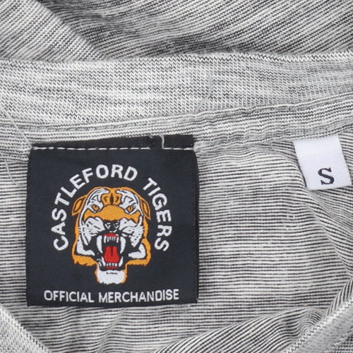 Castleford Tigers Men's Grey S Logo T-Shirt
