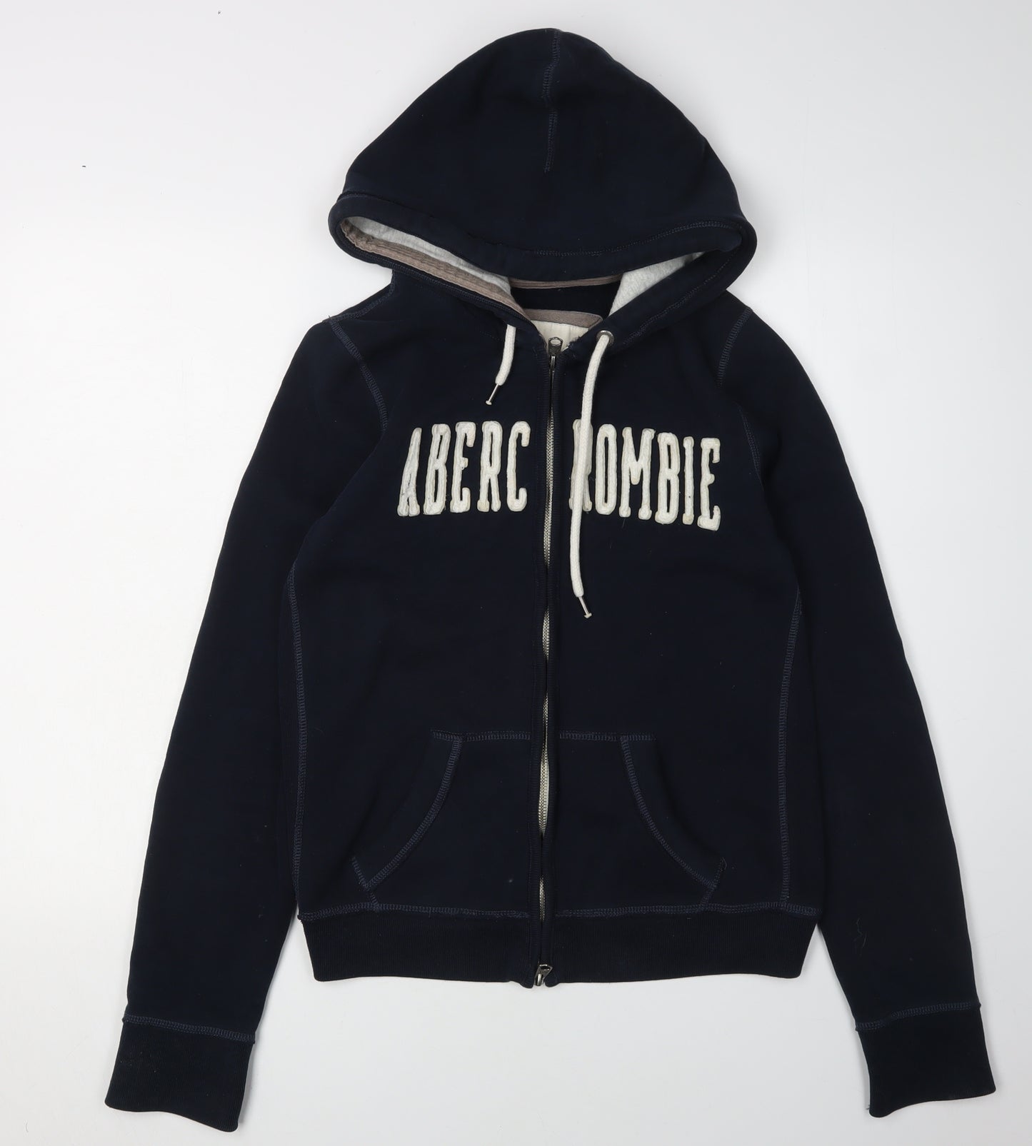 Abercrombie & Fitch Women's L Black Full Zip Hoodie