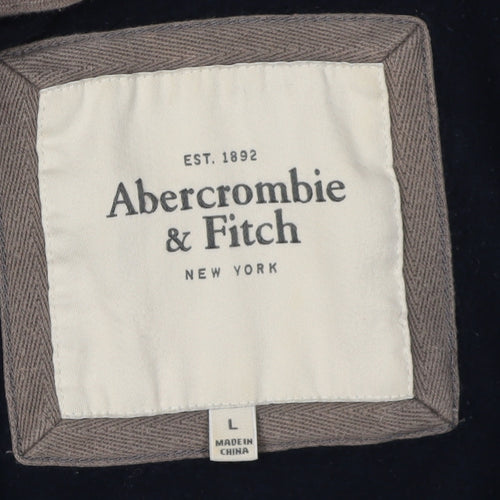 Abercrombie & Fitch Women's L Black Full Zip Hoodie