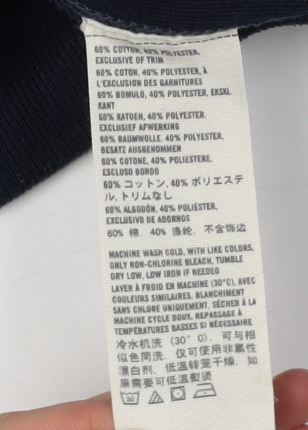 Abercrombie & Fitch Women's L Black Full Zip Hoodie