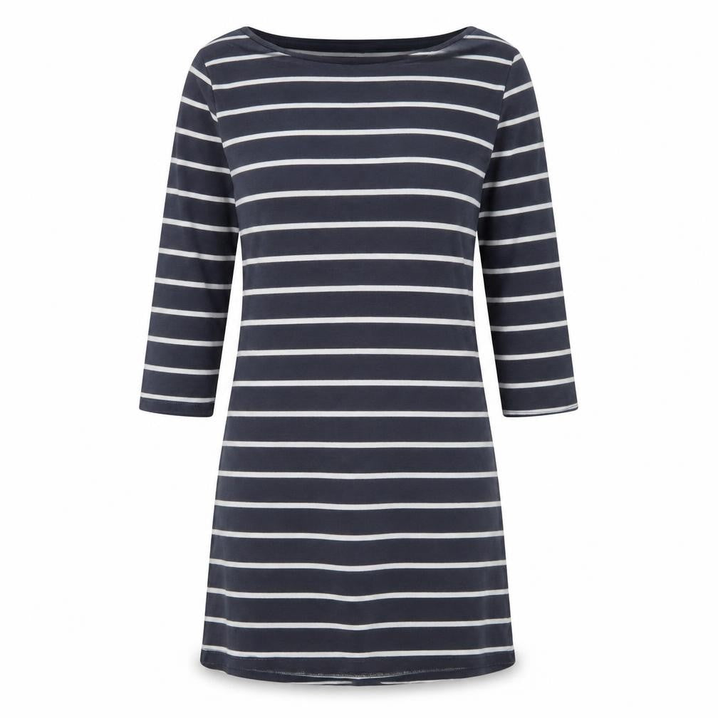 Gap Women's Blue Striped T-Shirt Dress M