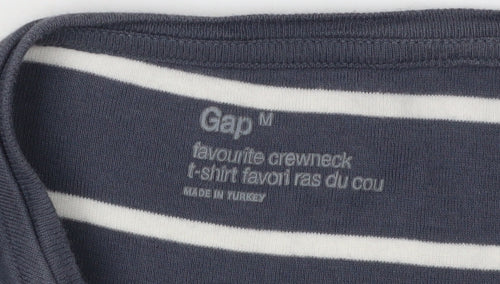 Gap Women's Blue Striped T-Shirt Dress M