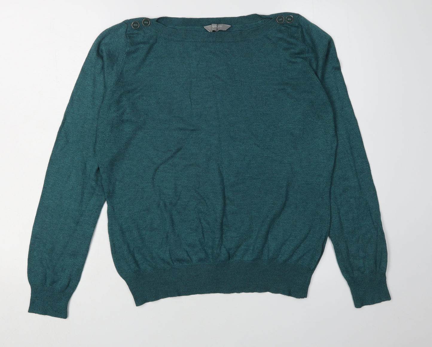 BHS Women's Green Pullover Jumper Size 12