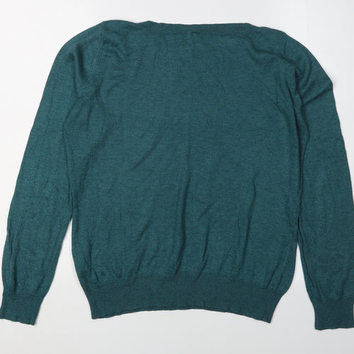 BHS Women's Green Pullover Jumper Size 12