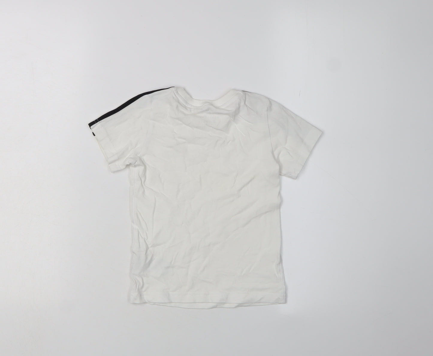 Adidas Boys White T-Shirt, Age 2-3 Years, Casual Pullover