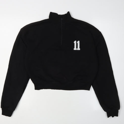 Michelle Keegan Women's Black Pullover Sweatshirt - Size 12