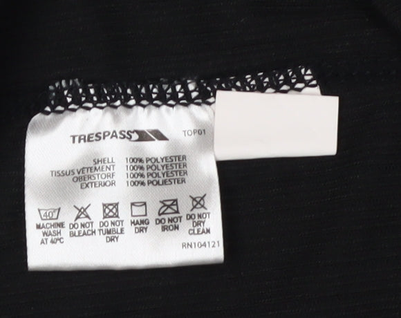 Trespass Men's Black Compression Leggings, Size L