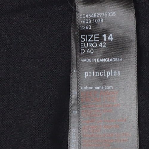 Principles Women's Black Cardigan Size 14