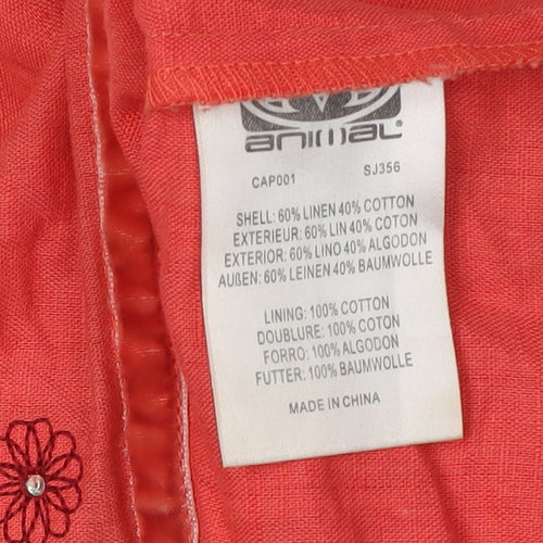 Animal Women's Red Halter Camisole Top Size 12
